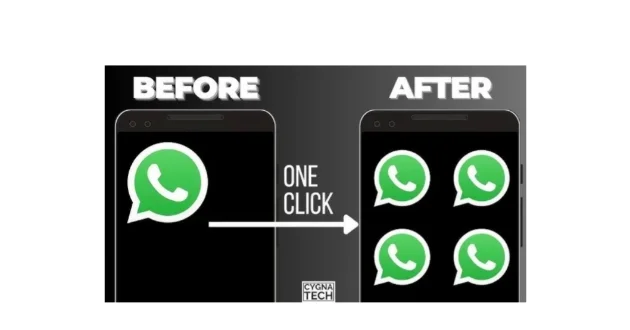 Four Whatsapp 4 apps in One phone best multispace apk
