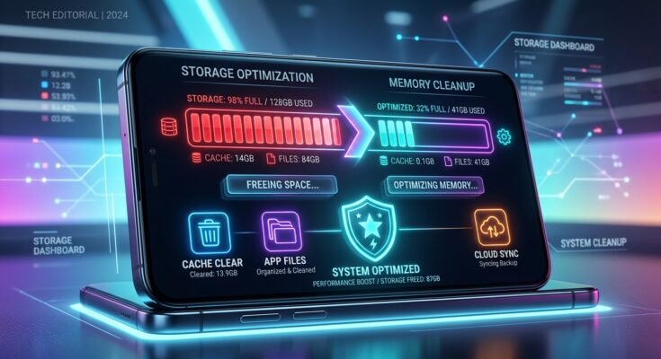 How to Free Up Storage on Android Without Deleting Apps Illustration